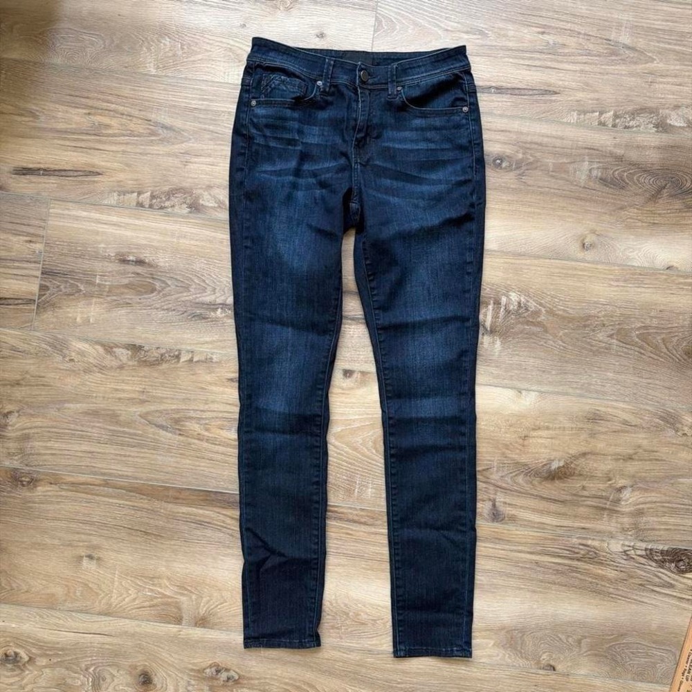 Buckle Black Dark Wash Fit No 76 Stretch Skinny Jeans Size 28 x 32 Western Indie